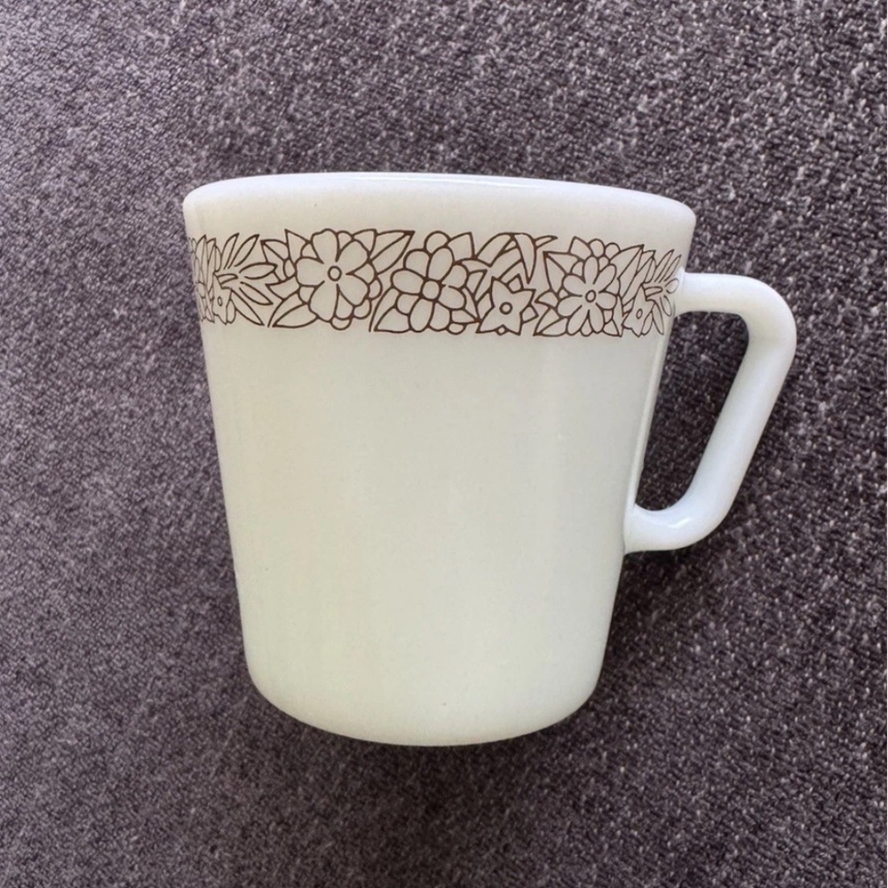 Vintage Pyrex Mug Woodland